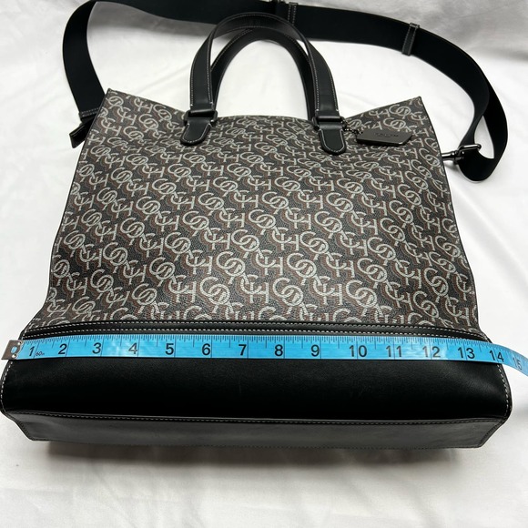 Coach Graham Structured Tote Signature Monogram Print CE749 Men's Crossbody - Picture 8 of 11